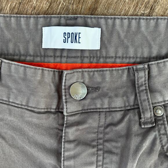 Men’s Spoke London fives pants Straight Tapered Button Fly Chino Pants - Picture 5 of 10